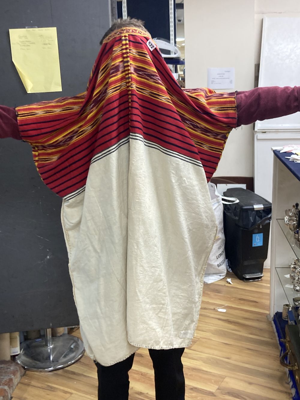 A traditional Guatemalan Mayan linen dress from Quezaltenango, early 20th century